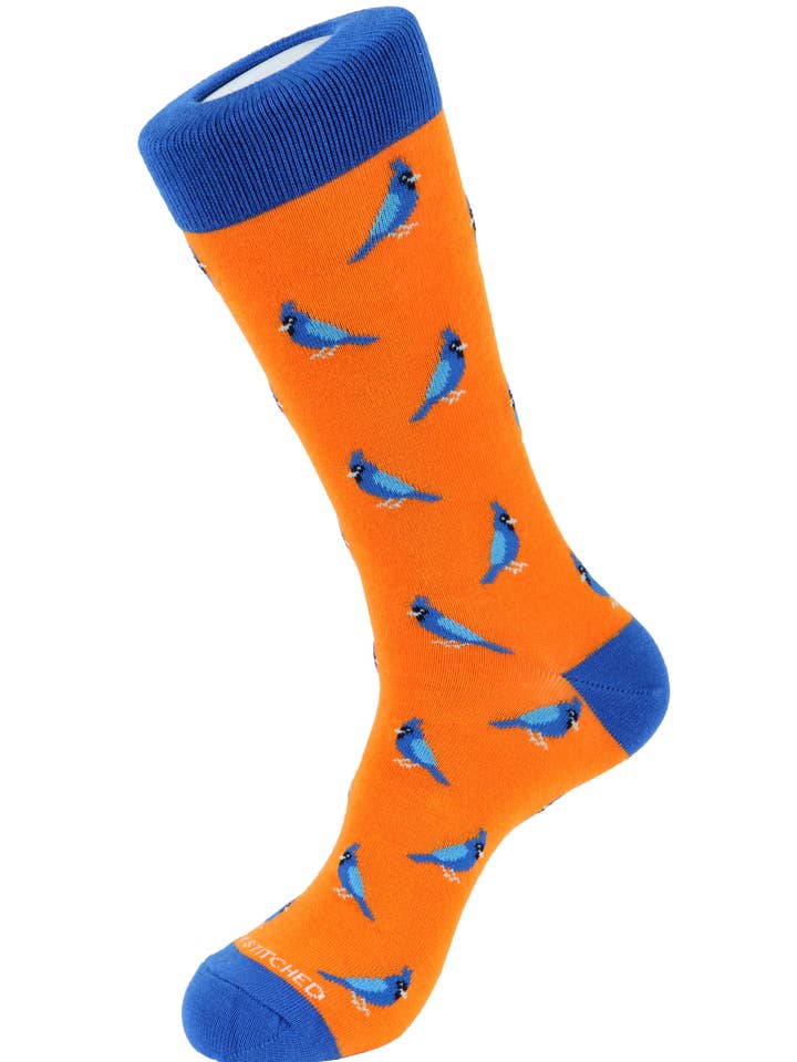 Blue Jay Socks for wholesale by Unsimply Stitched