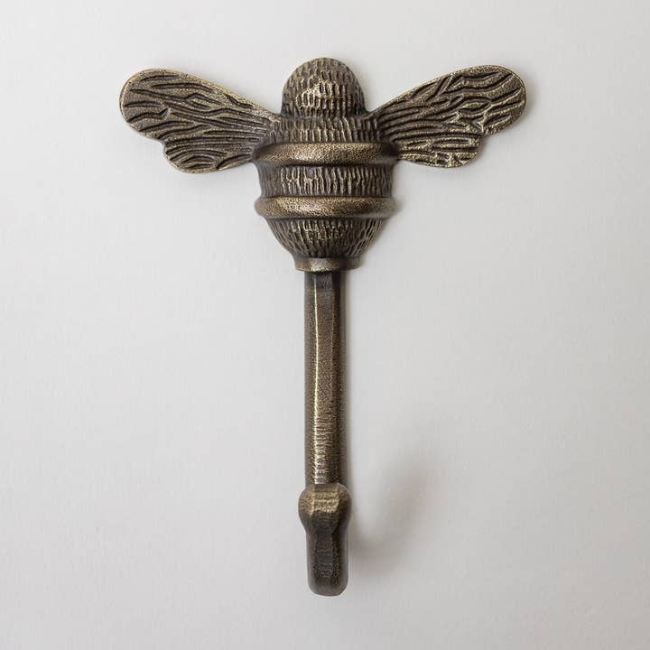 Brass bee Coat Hook - Heritage Finish - Iron for wholesale by Brass bee