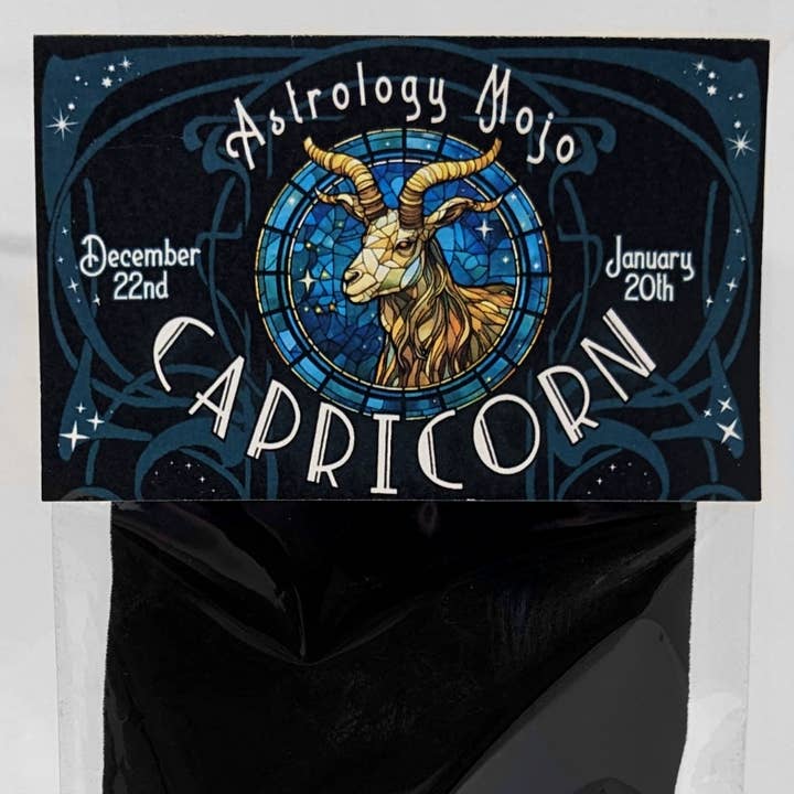 BW Imports - Wholesale Spiritual Stone/Crystal - Astrology Mojo Bag - Capricorn0