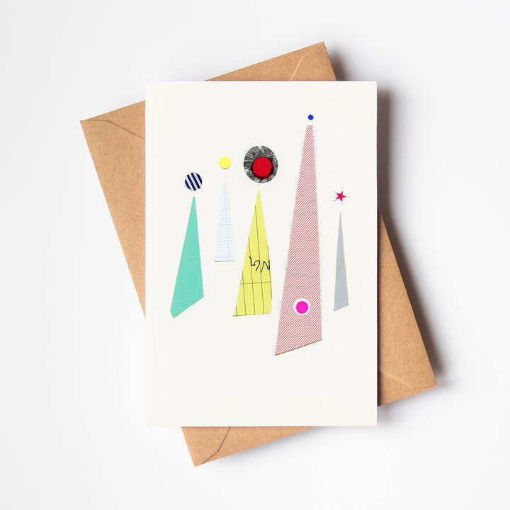 Carte de vœux Abstrait 001 pour la vente par Cassia Beck