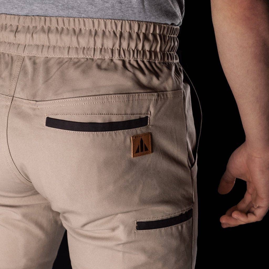 BAD WORKWEAR - Wholesale Pants - Men's - BAD 247™ SLIM FIT CUFFED ELASTIC WAIST CHINO WORK PANTS3