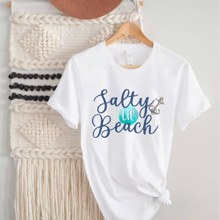 Salty Lil' Beach Shirt, Summer Shirt, Ocean Beach Shirt for wholesale by ShopLukeGifts