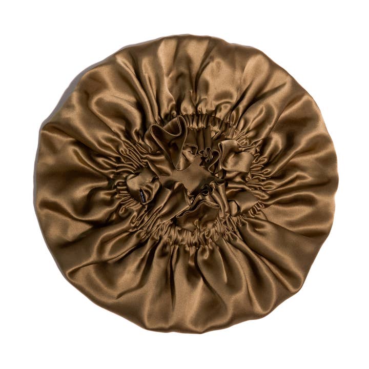 Nochka - Wholesale Sleep cap / bonnet – women's - Latte Reversible Bonnet0