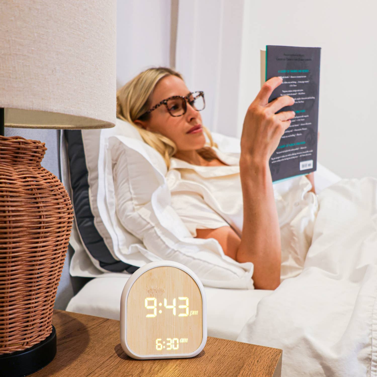 The Phone Box - Wholesale Alarm Clock - The Alarm Clock - White Cotton4