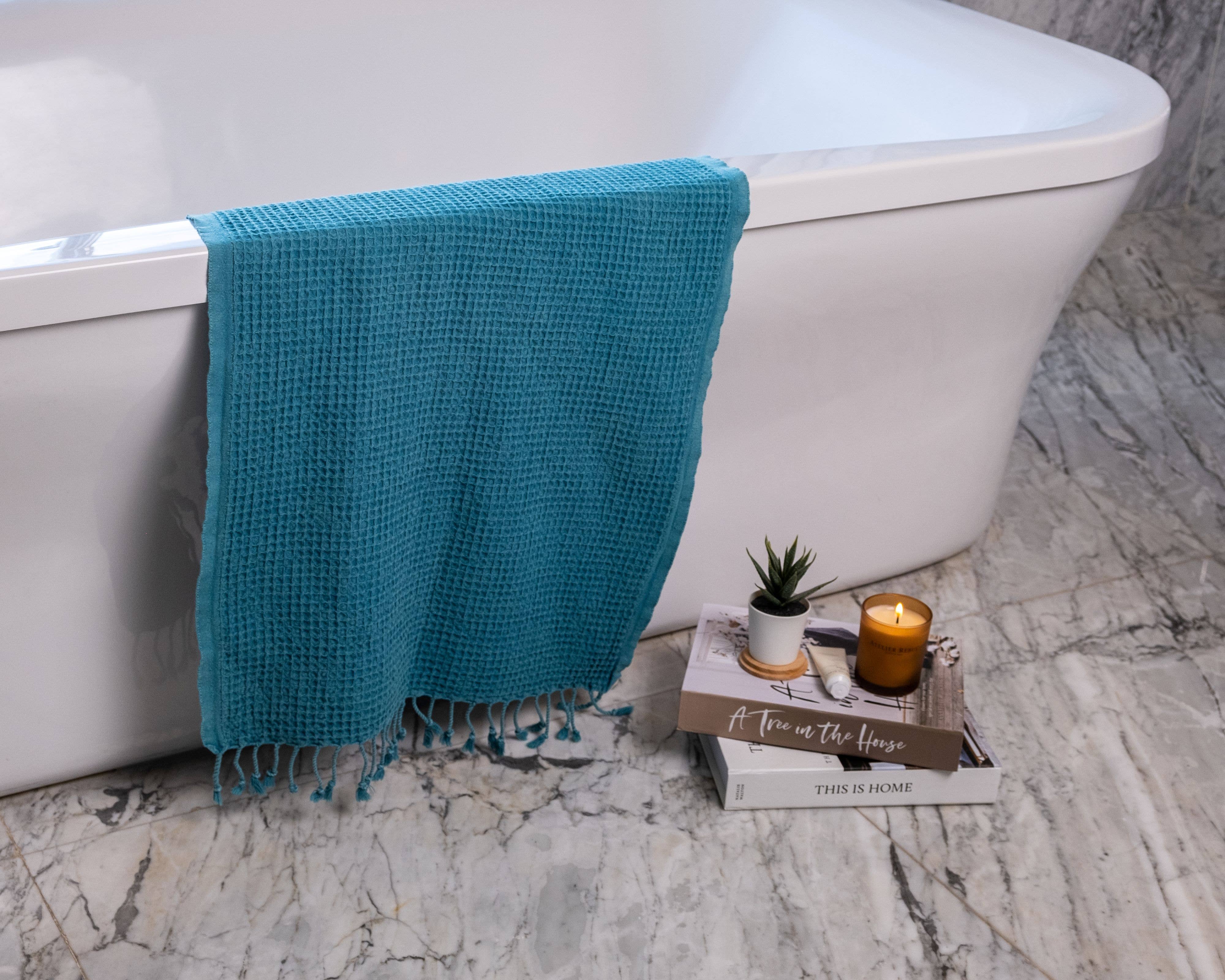 Kalkedon Towels - Wholesale Bath Towel - Stonewashed Waffle Bath Towel| Turkish Towel | Spa Towel20