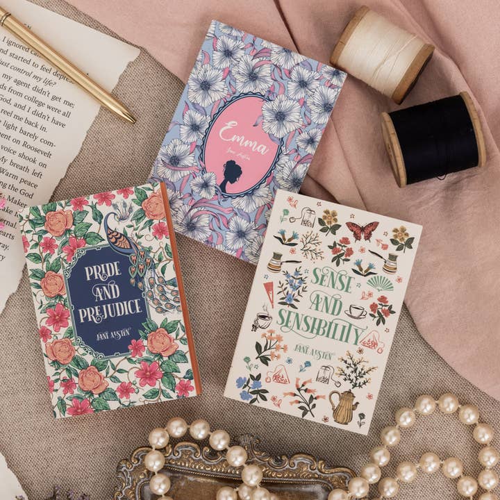 Steel Mill and Co. - Wholesale Notepad - Mini Book Notepad Set, Jane Austen