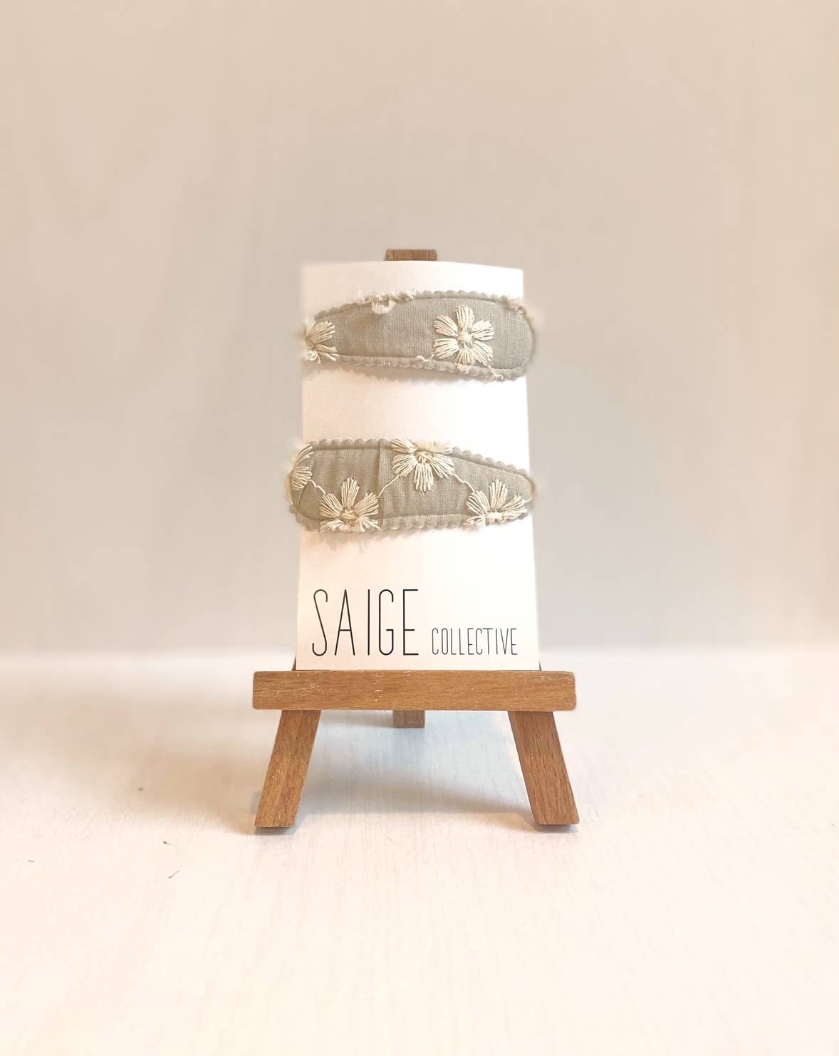 Saige Collective - Wholesale Hair Clip - Women's - Boho Embroidered Hair Clip2