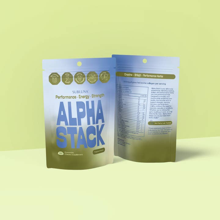 Alpha Stack: Male Performance Gummy for wholesale by SubLuna