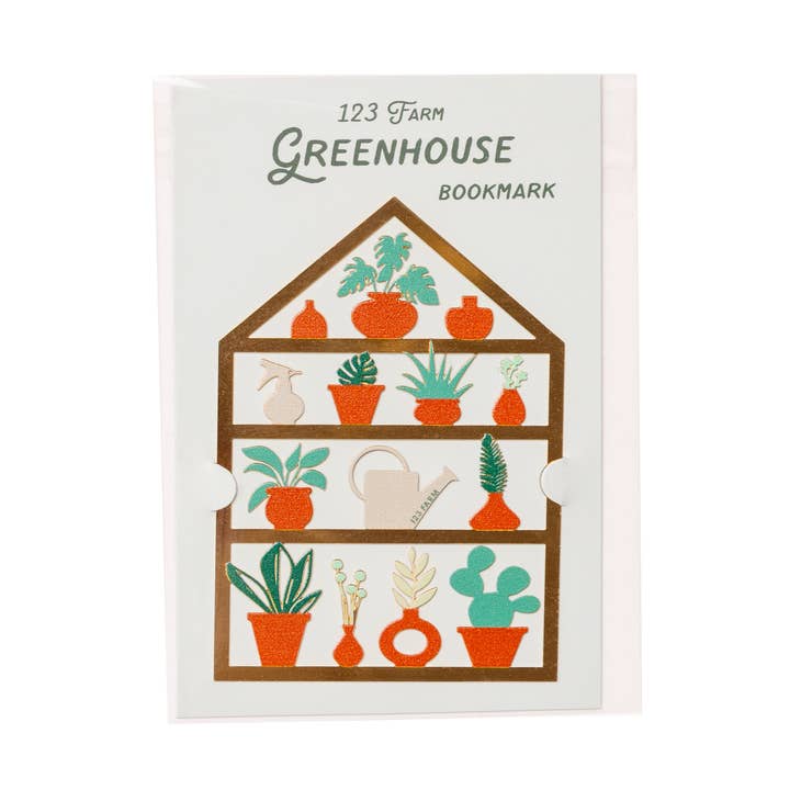 Metal Greenhouse Bookmark – Perfect Gift for Book Lovers for wholesale by 123 Farm