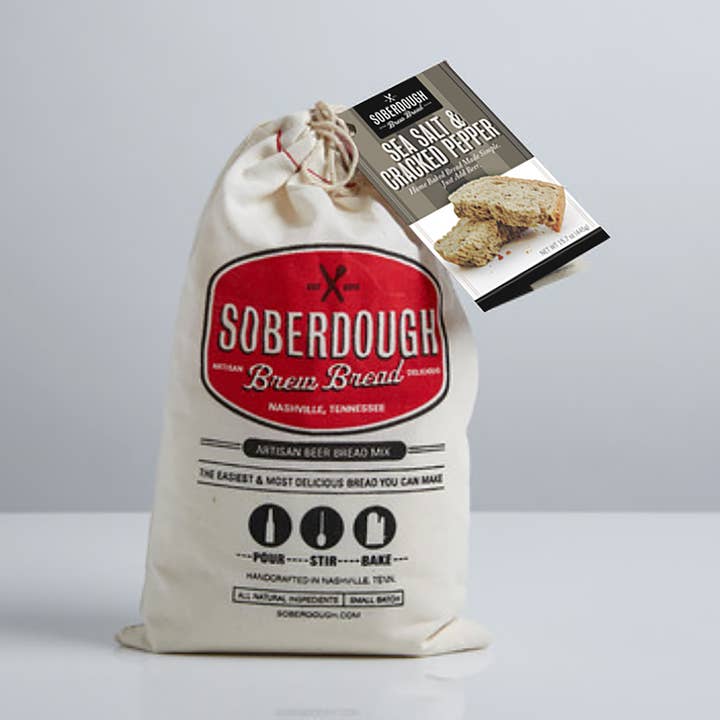Soberdough - Wholesale Bread Mix - Sea Salt and Cracked Pepper - Case0