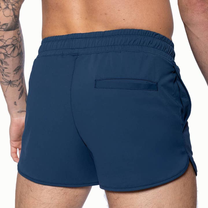 Navy Track Short for wholesale on Faire4