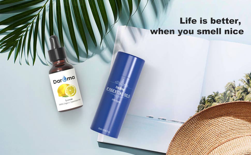 DAROMA – Engroshandel Æterisk olie – Premium glasdråber 20ML aromaterapiolier til diffusorer10