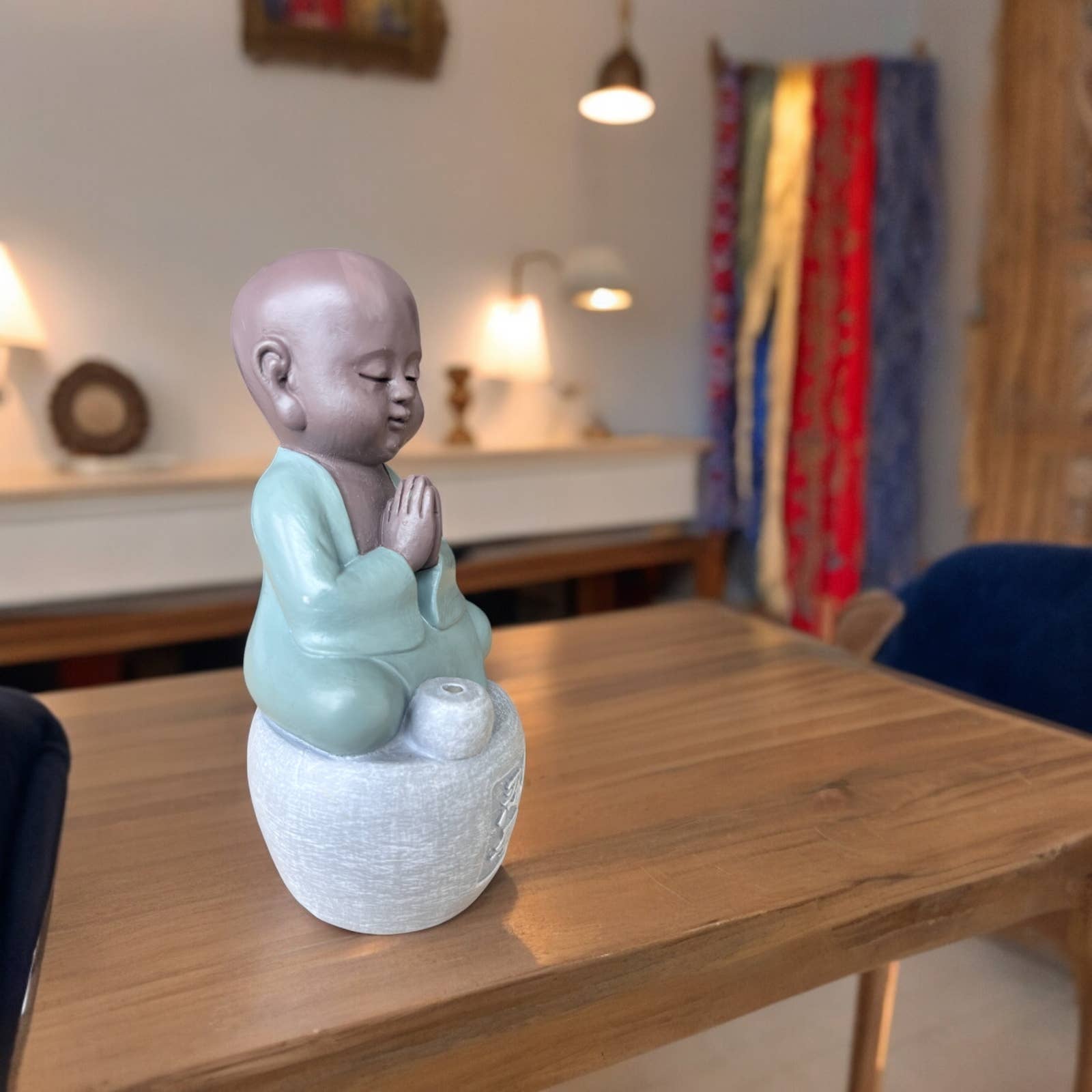 Zen'Arôme - Venta al por mayor Portainciensos - Figura de Buda con Portainciensos Tolerancia - Decoración Feng Shui4