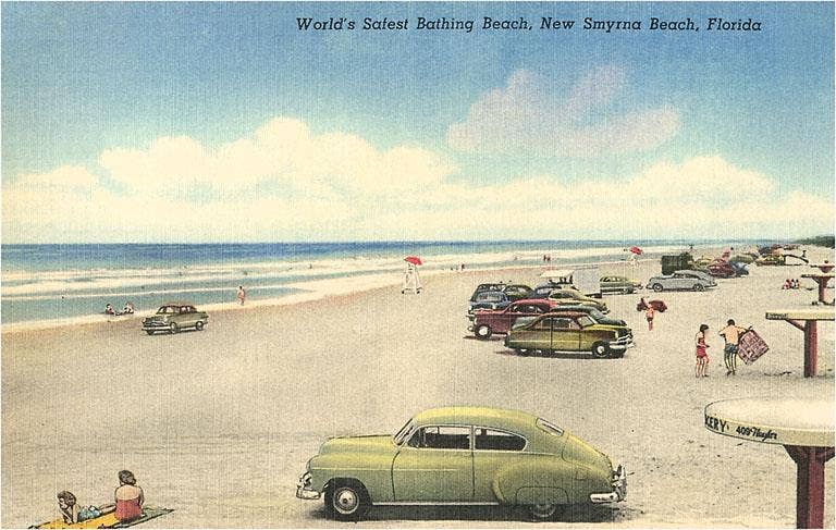 Found Image Press - Wholesale Magnet - Magnet FL-1119 New Smyrna Beach, Florida0