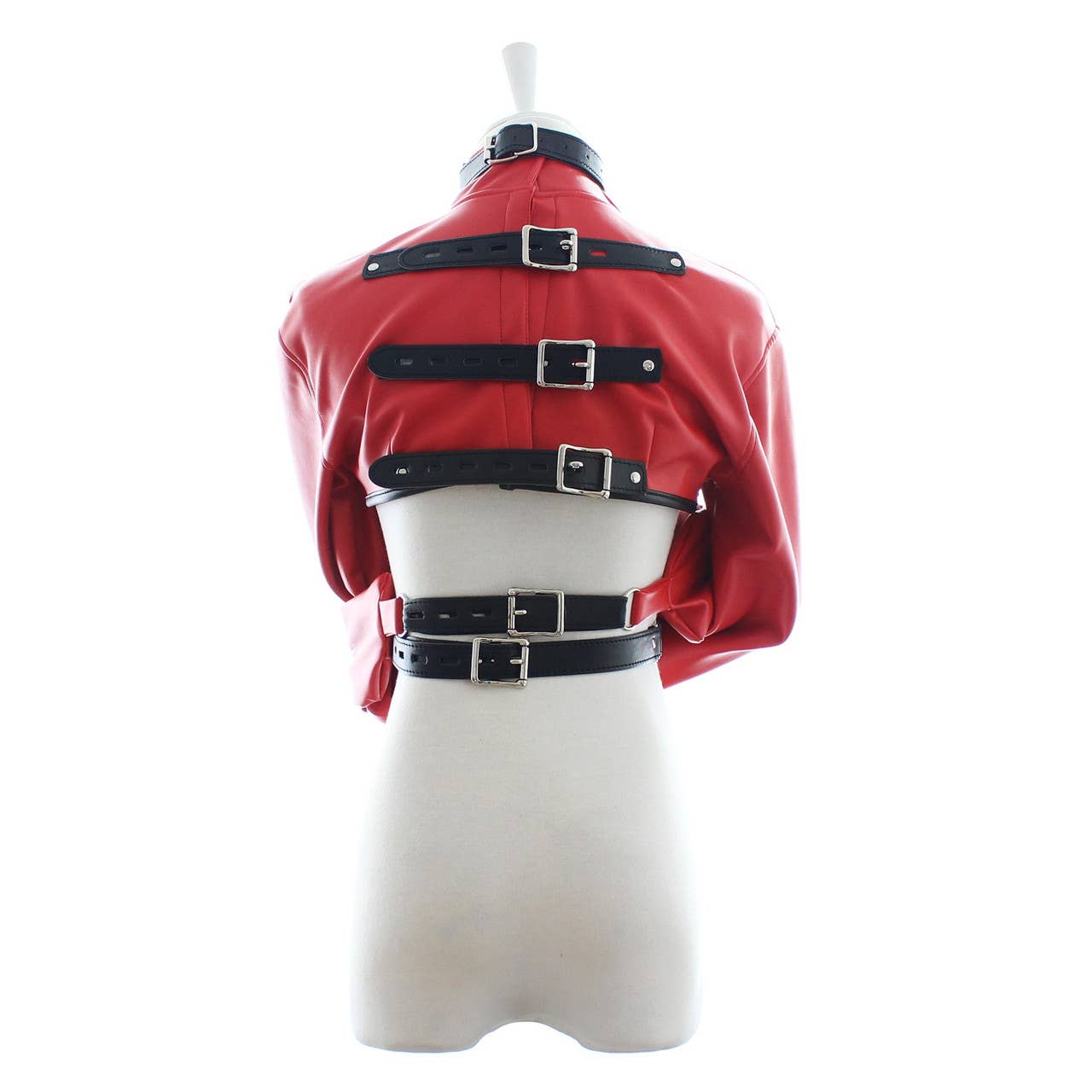 Plesur Body Products - Wholesale Sex Toy - Bondage Bolero Jacket - PVC Vegan Leather9
