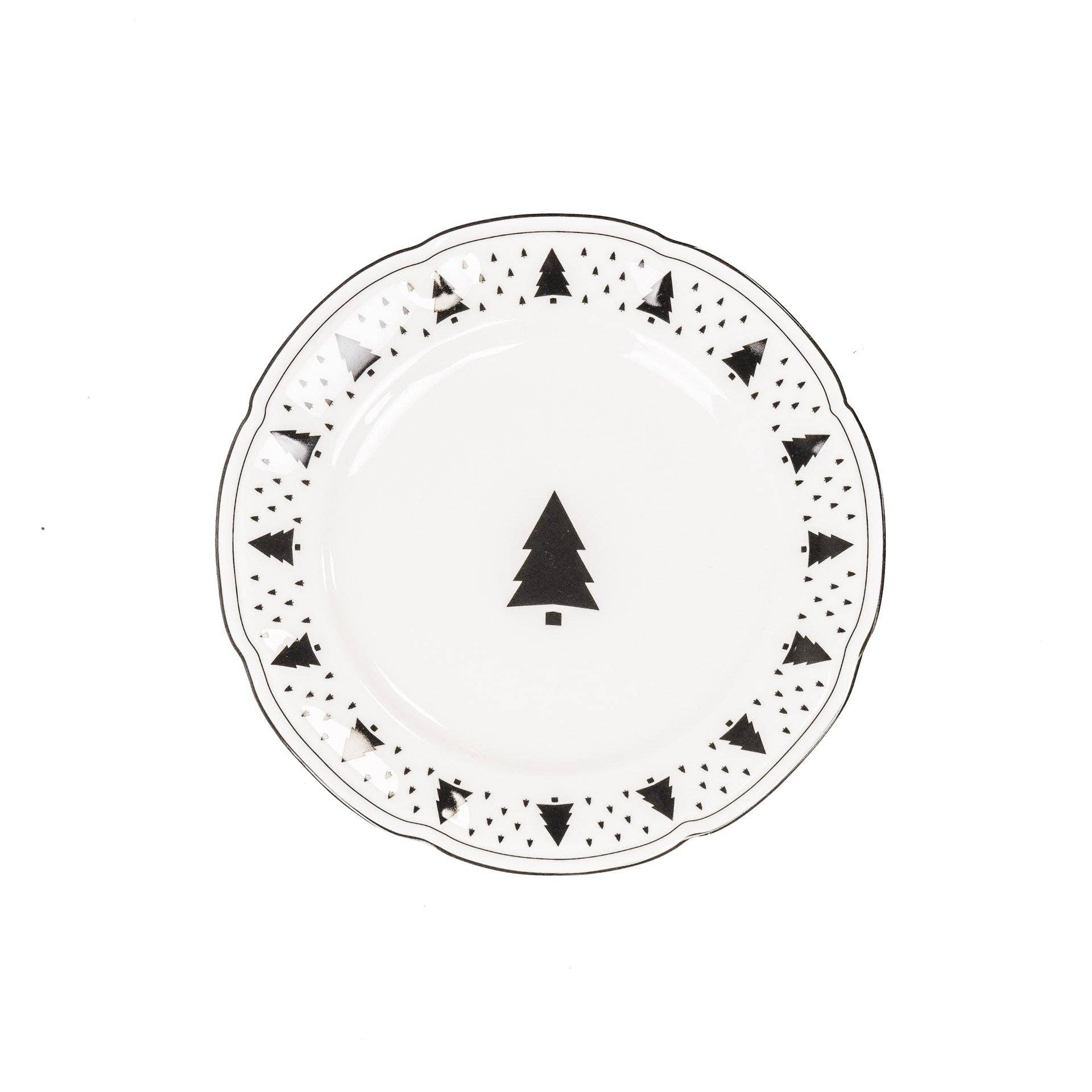 Housevitamin bv - Wholesale Dinner Plate - HV Xmas Tree Plate - 19,5x19,5x1,2cm0