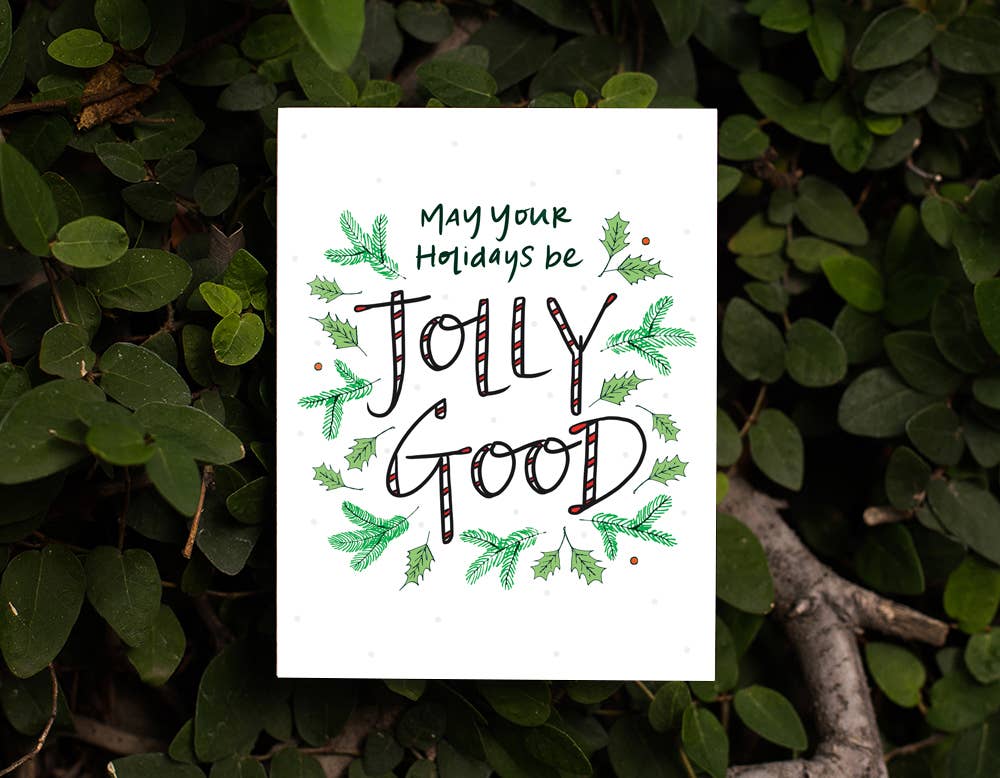 Lacelit | Stationery & Gifts by Kimberly Kuniko - Vendita all'ingrosso Biglietti di auguri di Natale - Jolly Good Card | Carta di Natale e Buone Feste0