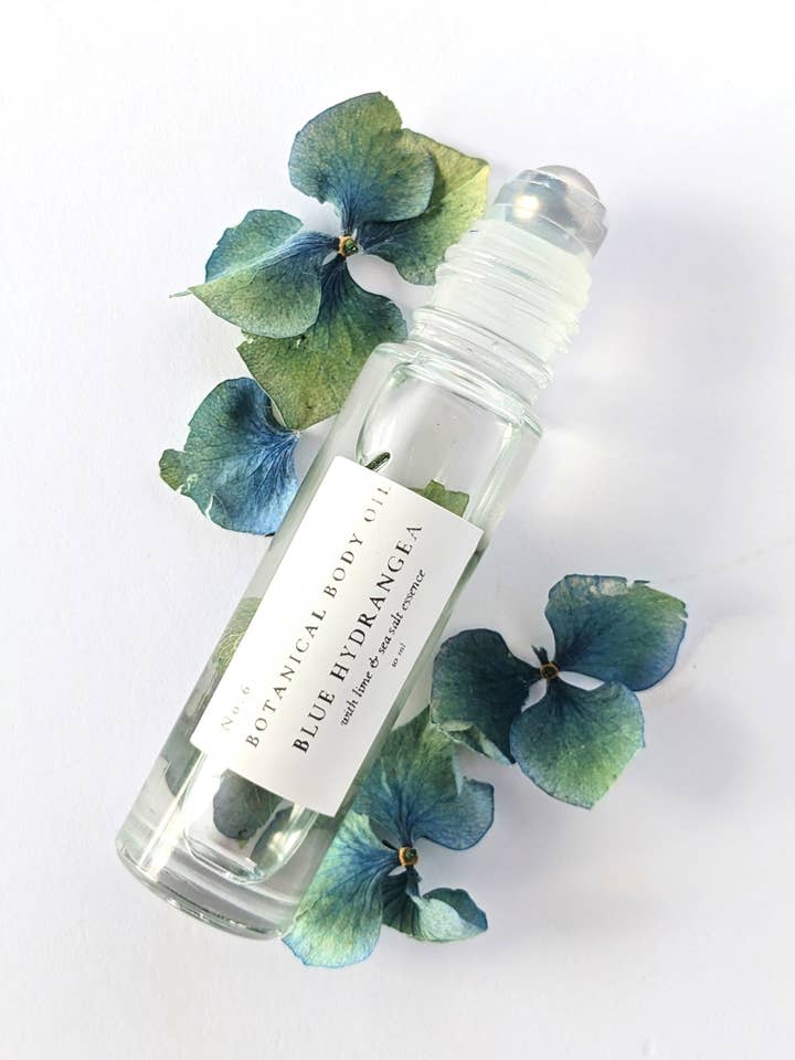 Perfume Blue Hydrangea 10ml roll on for wholesale by Naturopathic Alchemy