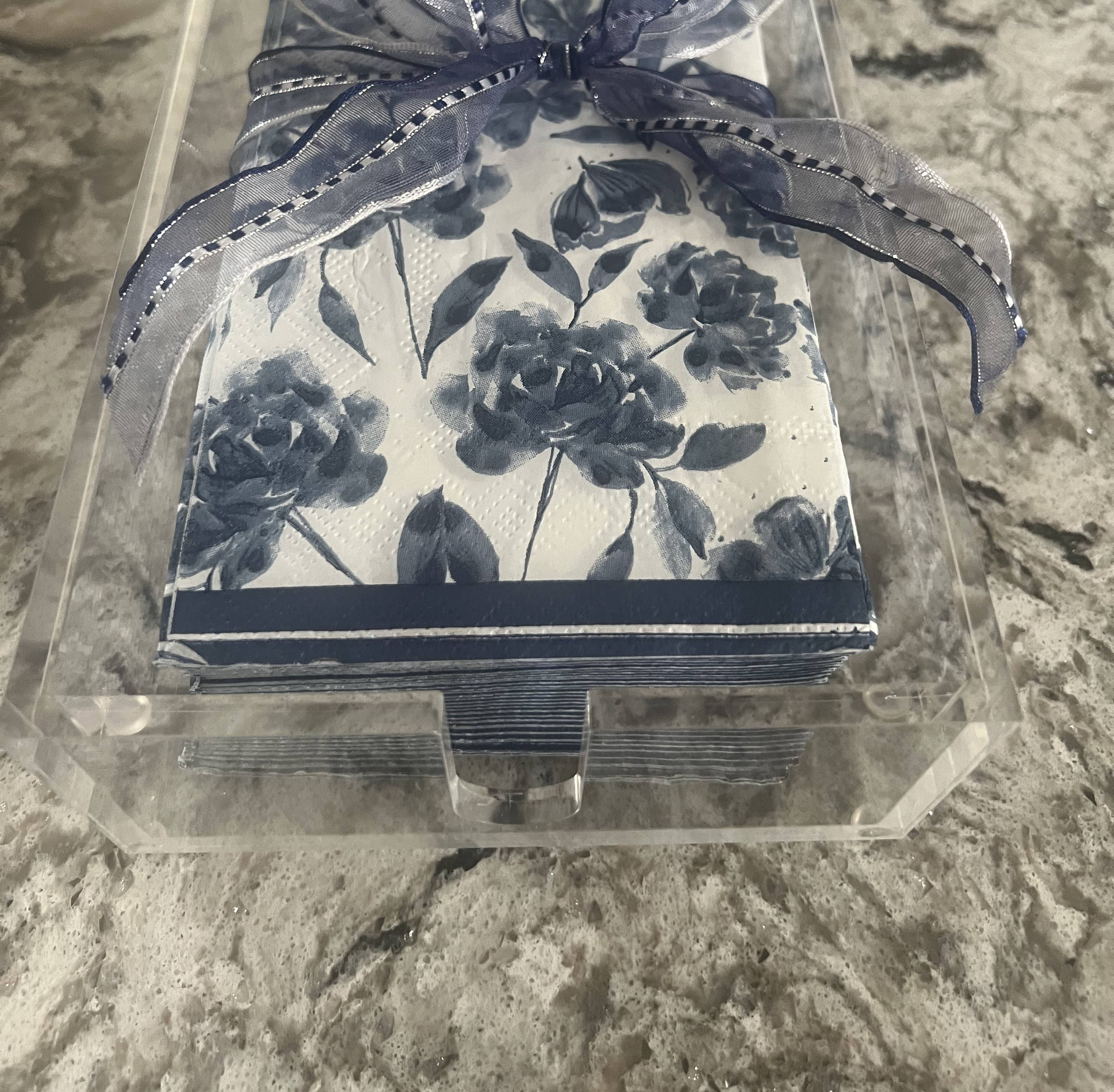 CJ Gift Goddess - Vente Porte-serviette - Porte-serviettes invité en acrylique transparent8