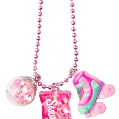 LS GROUP - Vendita all'ingrosso Portachiavi - Donna - Portachiavi Roller Ragazza Rosa - Accessorio Originale