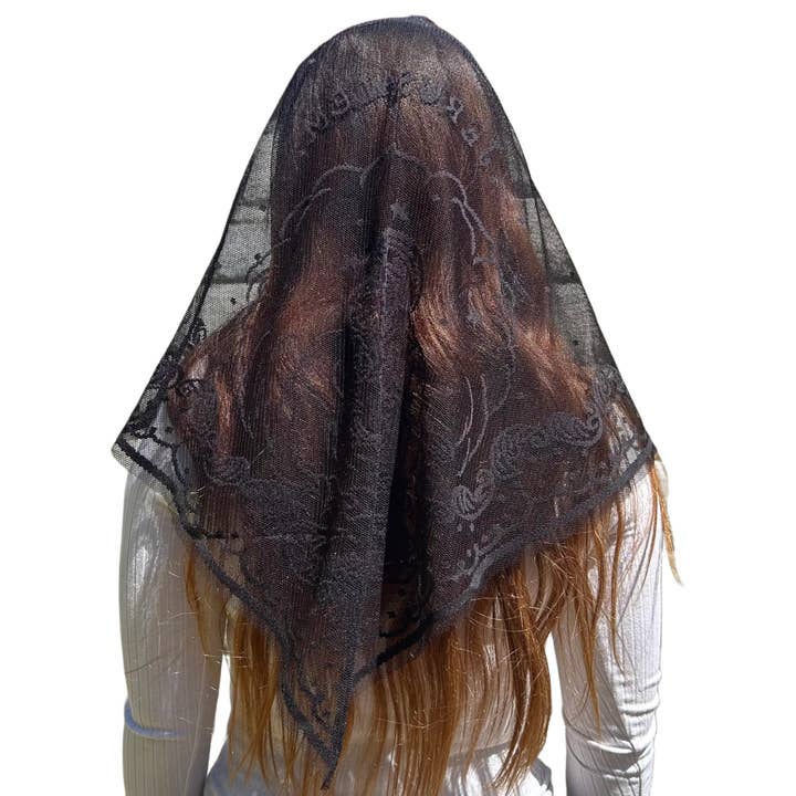 Oremus Mercy - Wholesale Veil - Women's - Veil ~ Jerusalem - BLACK4