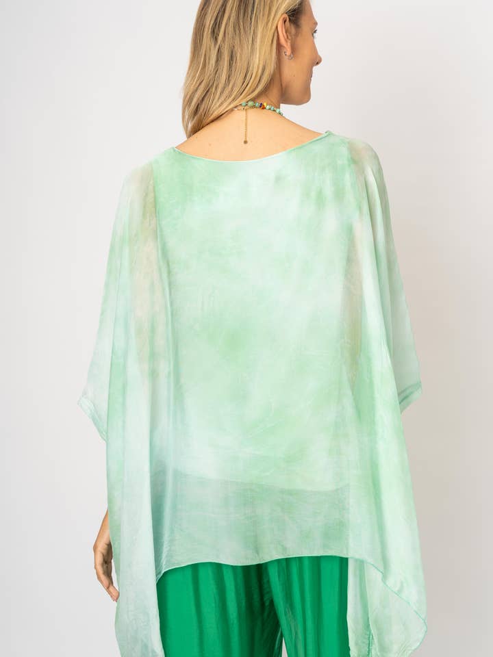 Anis Dolman T/D silk Blouse for wholesale on Faire1