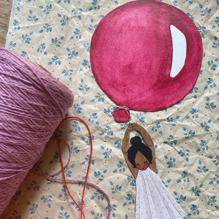 Red Mobil - rød ballon med pige for wholesale on Faire0