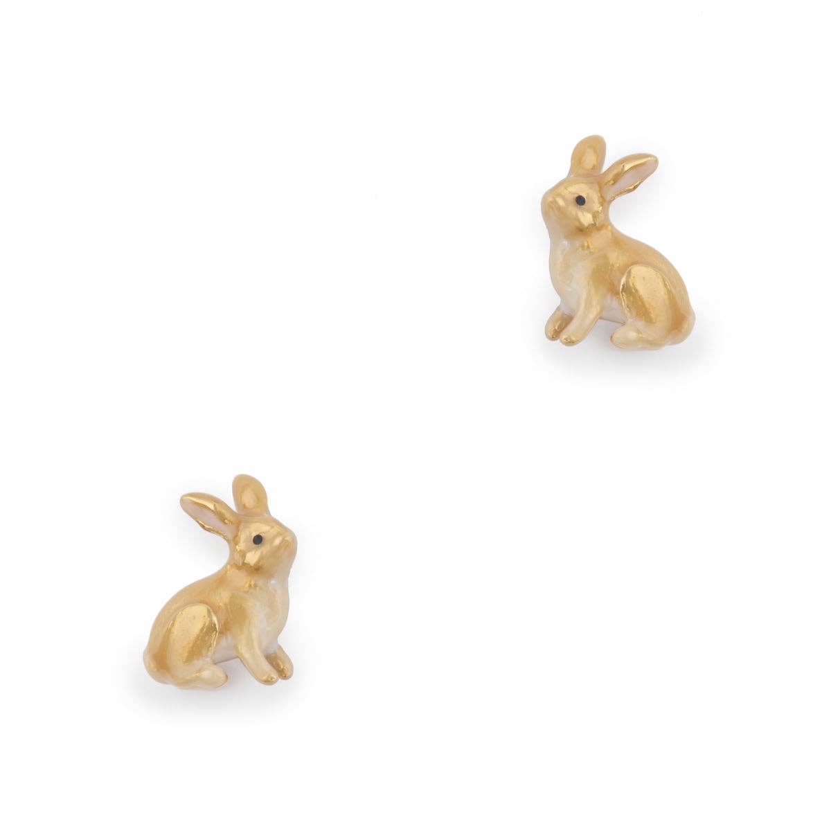 Bill Skinner – wholesale Stud/post earrings – Enamel Rabbit Studs