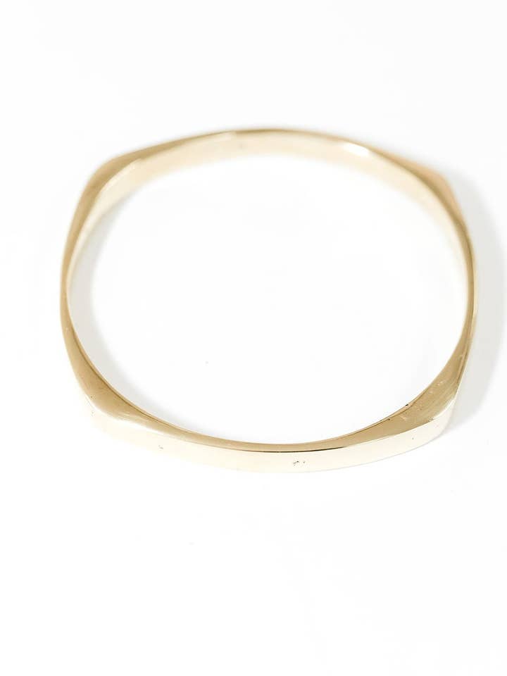 Square Bangle I for wholesale by ABBY ALLEY