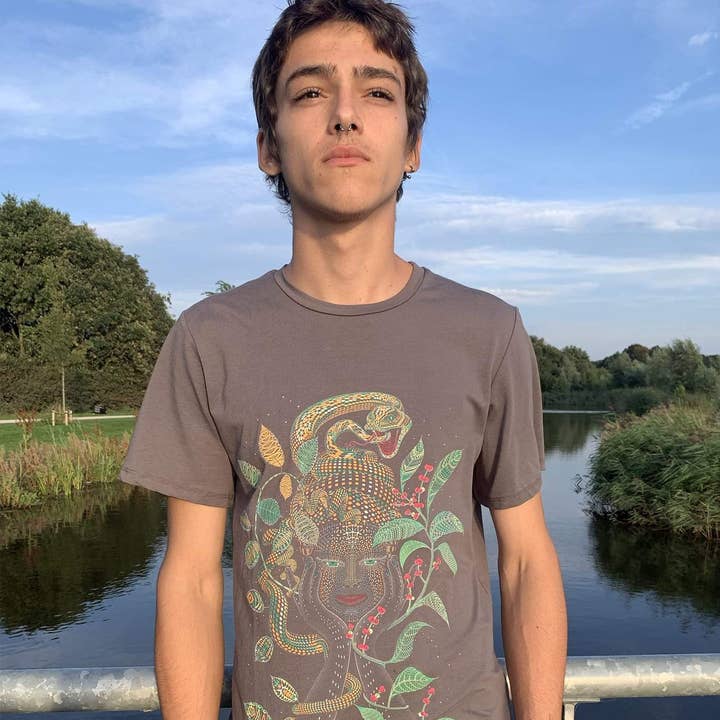 Aya Män T-shirt - Grå för wholesale av symbolika