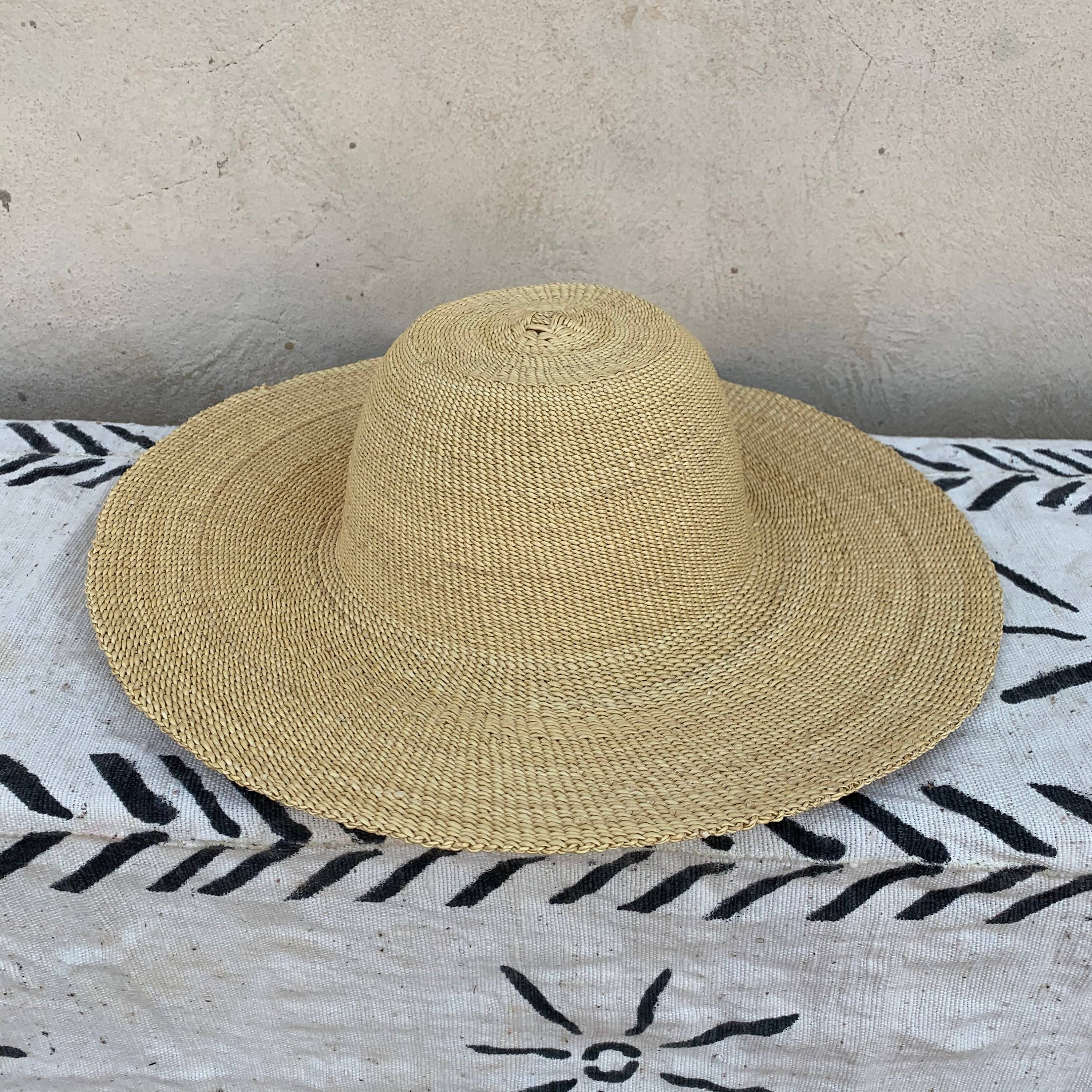 ARA BOLGA BASKETS LLC - Wholesale Straw Hat - Women's - Bolga/Ghana Hat / Handmade Hat3