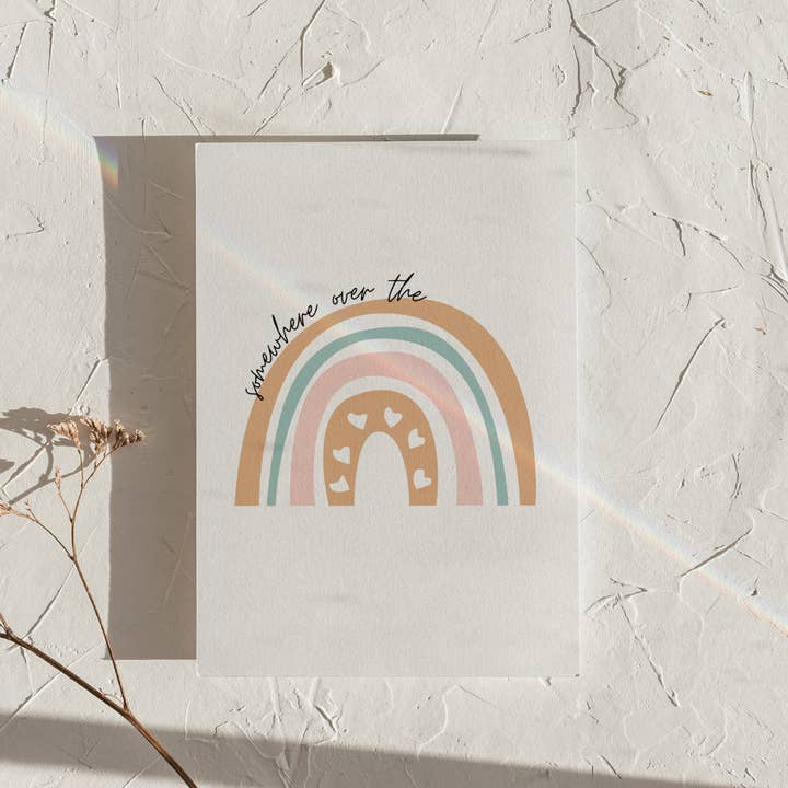 Ergens boven de regenboog kinderdecorprint voor wholesale door LXR CREATE