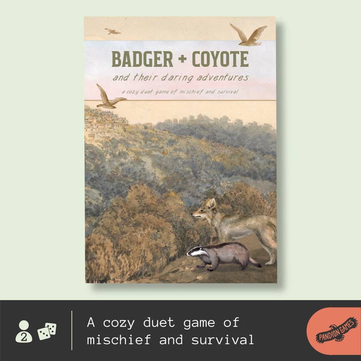 Badger + Coyote for wholesale by Pandion Games