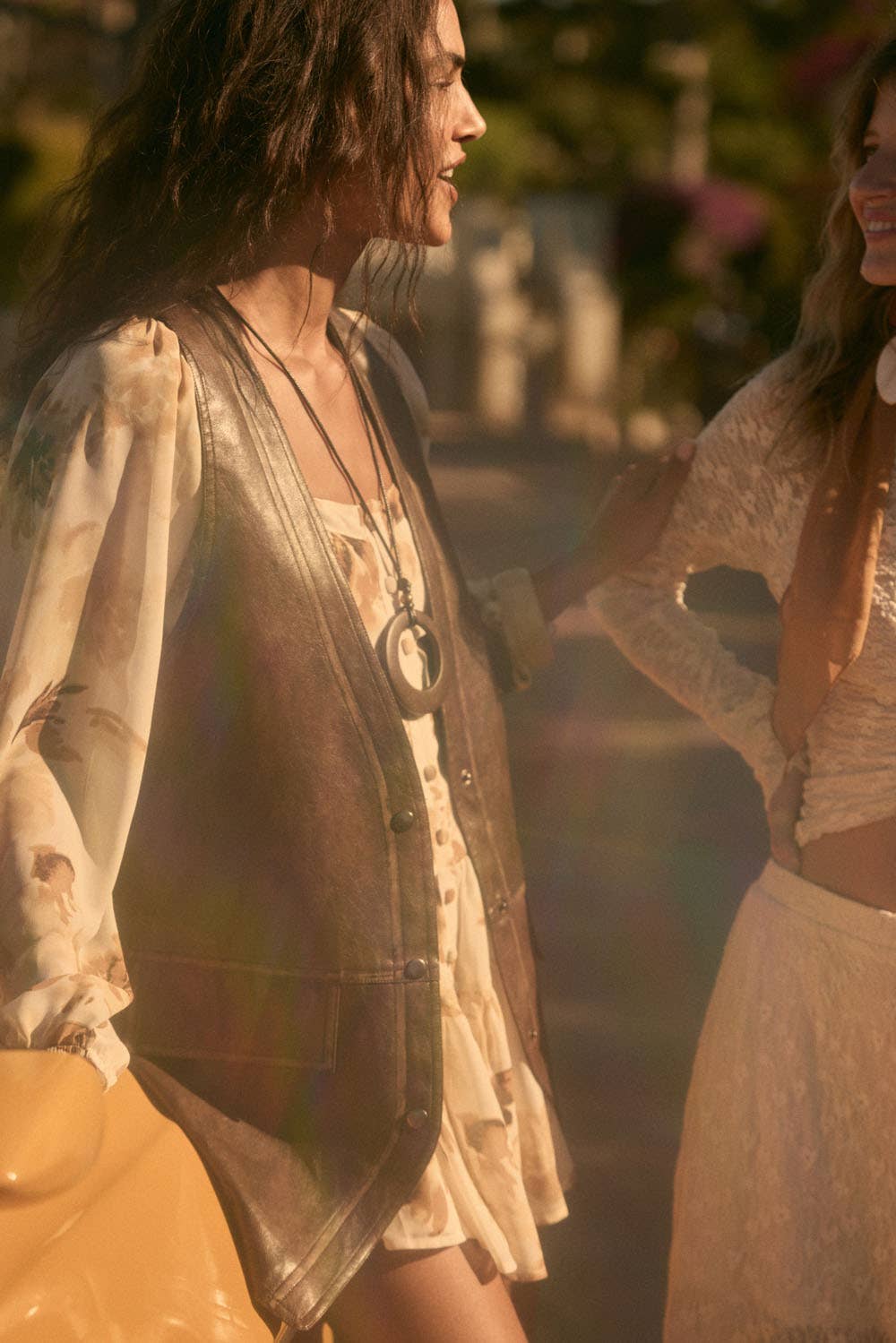 Promesa USA - Wholesale Outerwear Vest - Women's - Faux Leather Snap-Front Vest1