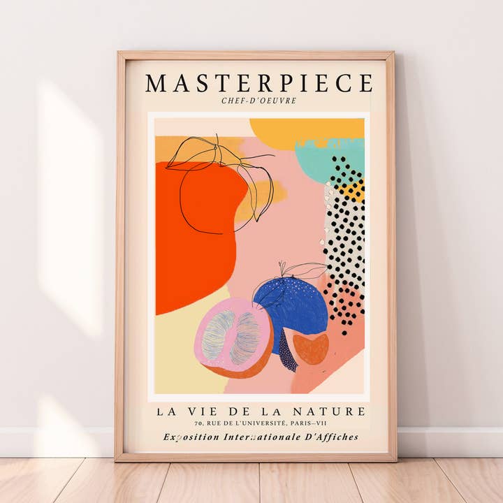 Masterpiece A3 Print for wholesale by BLANC Prints UK