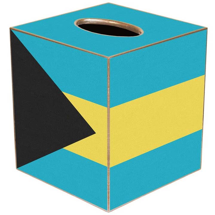 Bahamas flagga Tissue Box Cover för wholesale av Marye-Kelley