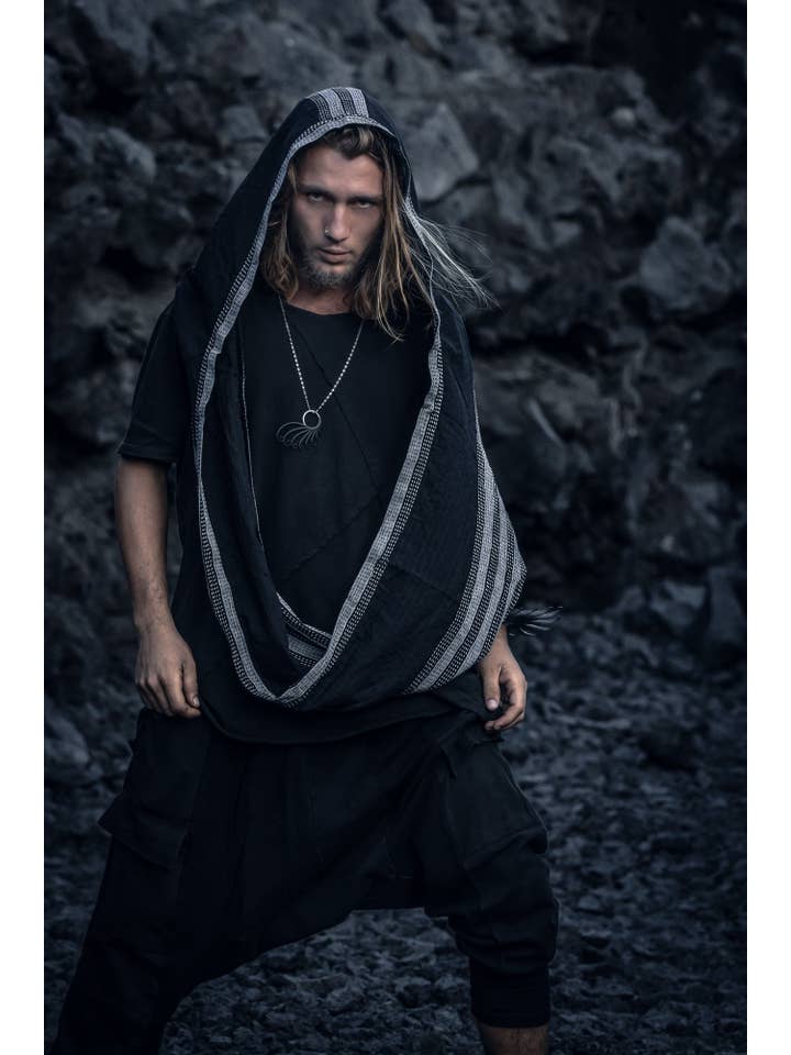 YOSHIZEN - Vente Pantalon – homme - Pantalon sarouel à entrejambe tombant5