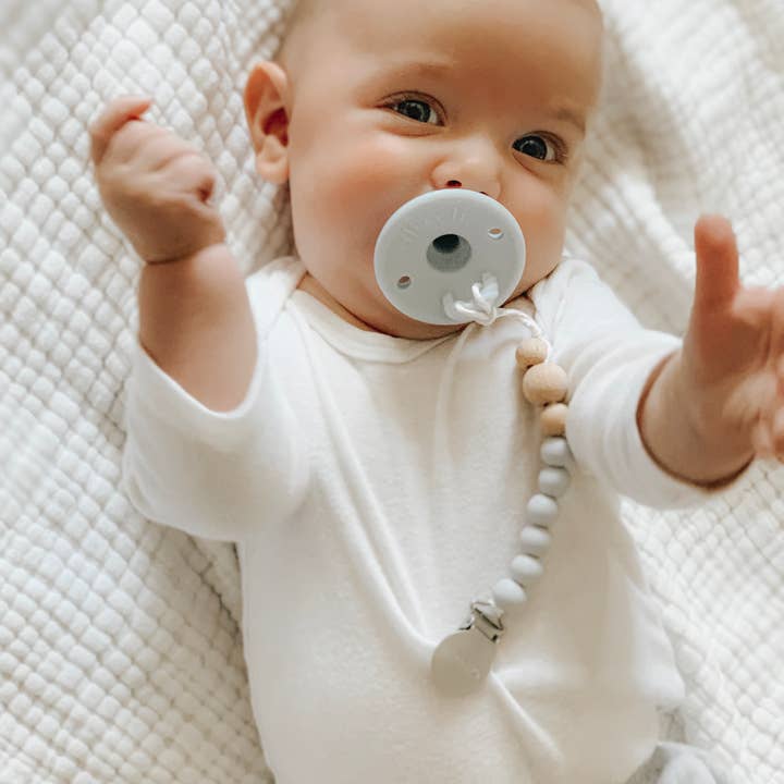 Ali+Oli - Wholesale Pacifier - Baby - Pacifier Set Round (Oat & Coco)9