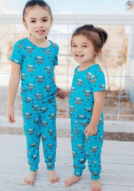 Pipsqueaks Clothing Co - Wholesale Sleepwear Set - Kids - Pug Life Pajama Set1