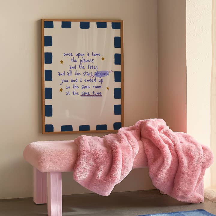 Thursday's Child - Wholesale Art Print - Once upon a time - Blue5