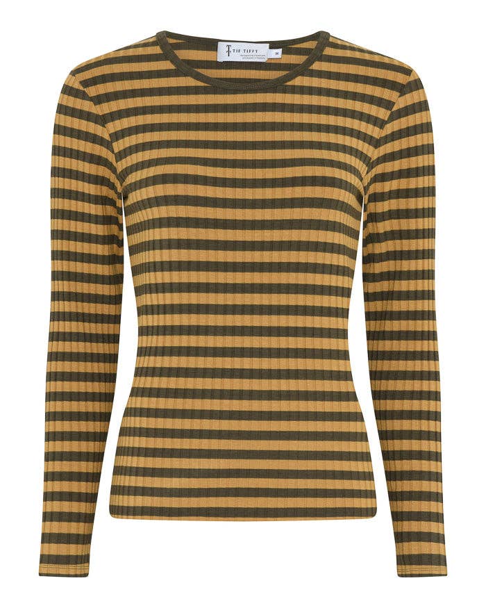 TIF TIFFY - Wholesale T-Shirt - Women's - JanettTT Stripe T-Shirt8