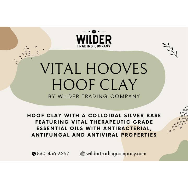 Wilder Trading Company - Wholesale Pet Grooming Aid - Dog - Vital Hooves Hoof Clay