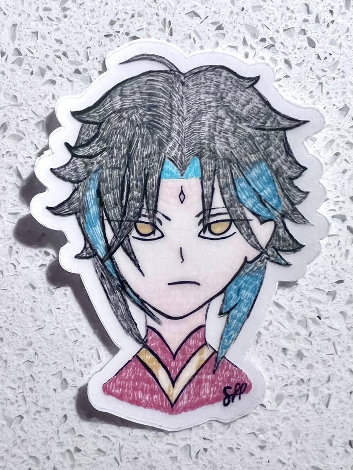 autocolante transparente xiao por atacado de fox & koi: stickers and pins