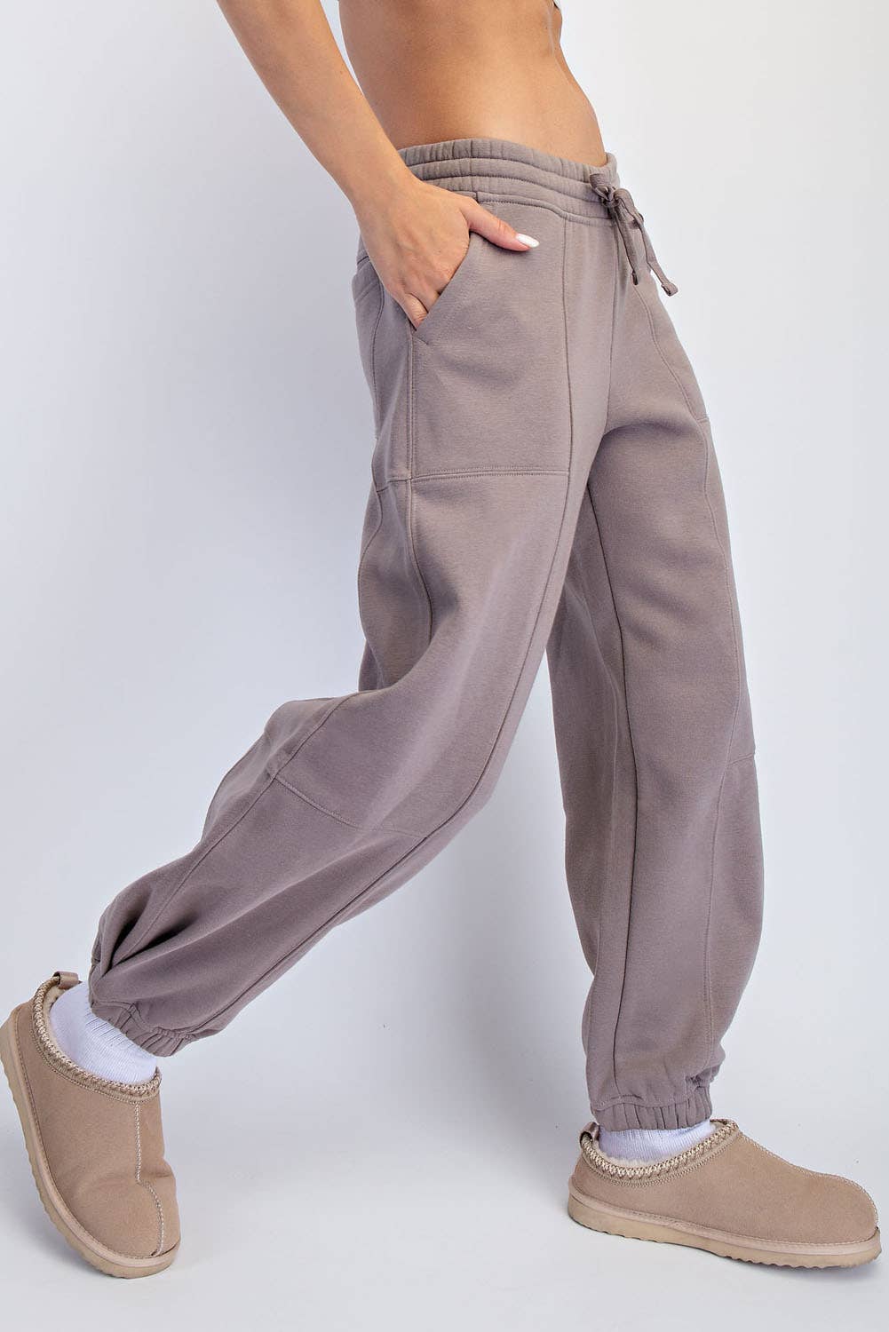 Rae Mode - Wholesale Athletic Pants - Women's - FLEECE COCOON JOGGER SWEATPANTS31