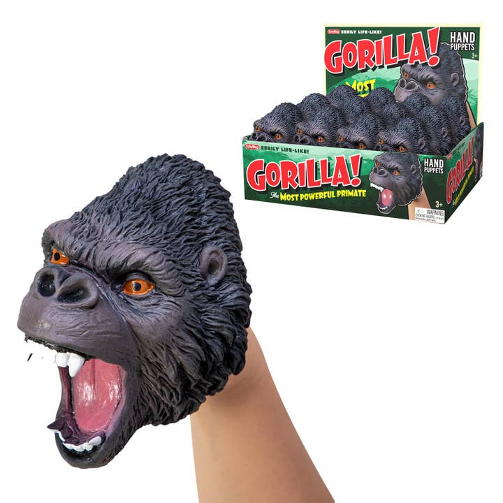 Gorilla Hand Puppets for wholesale by William Valentine Collection