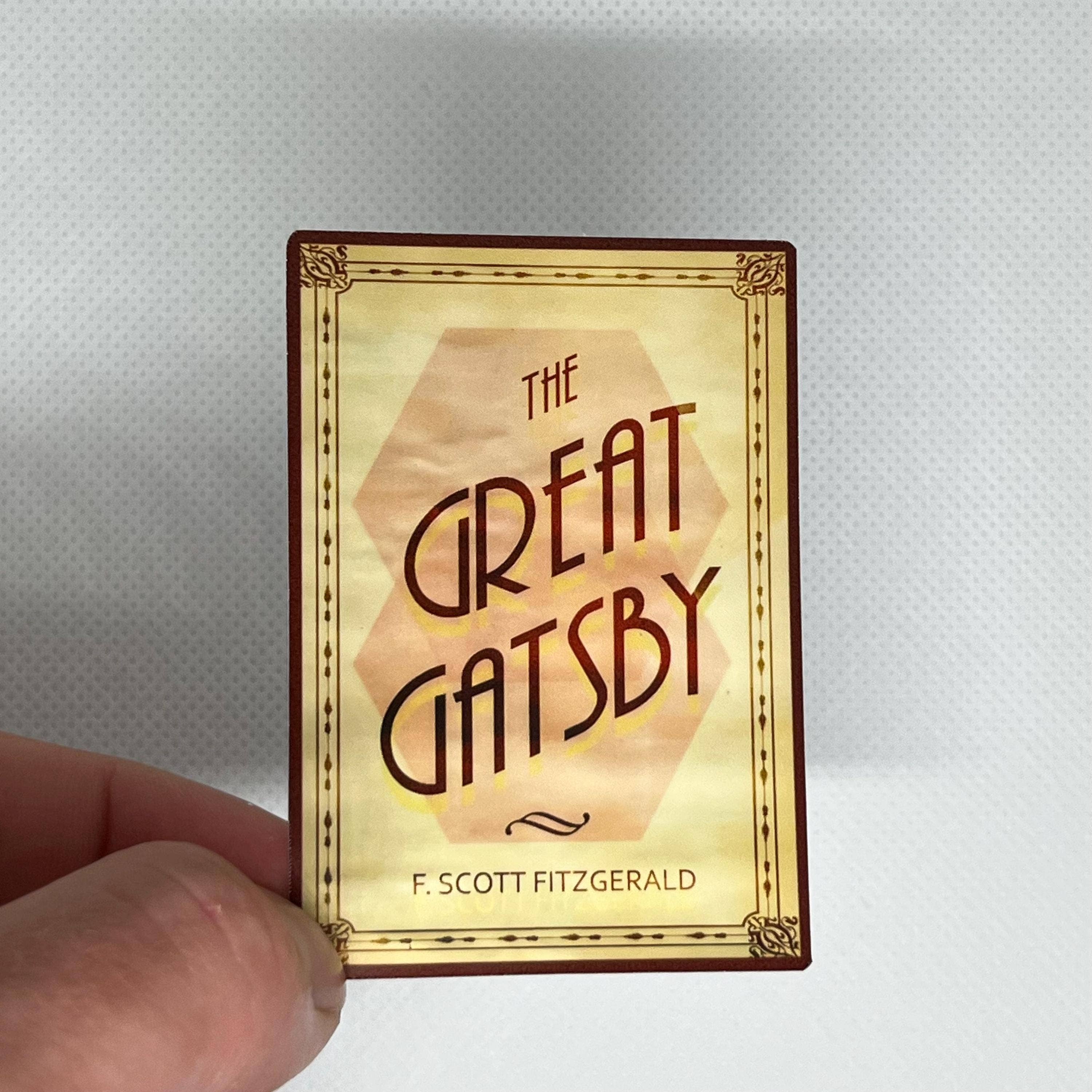 Literary by Ava - Wholesale Sticker - The Great Gatsby Waterproof Kiss-Cut Sticker1