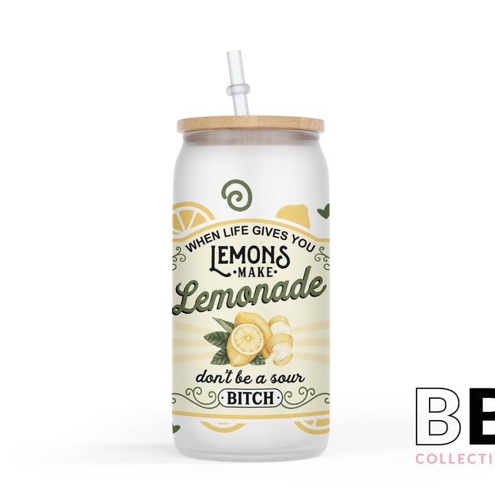 Quando o LiFE Dá-lhe Limões 1 Copo de Can Tumbler por atacado de Blush and Bold Collective