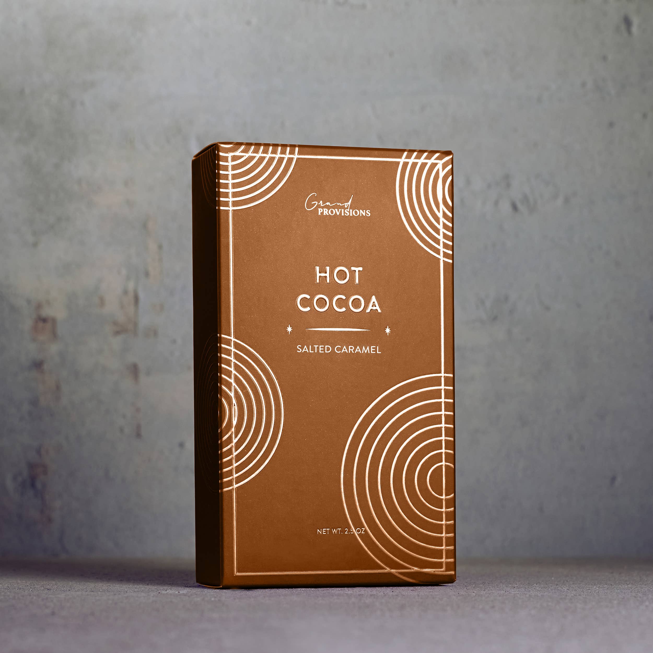 Grand Provisions - Wholesale Hot Cocoa Mix/Kit - Fall & Holiday Hot Chocolate - Salted Caramel (2.5 oz)