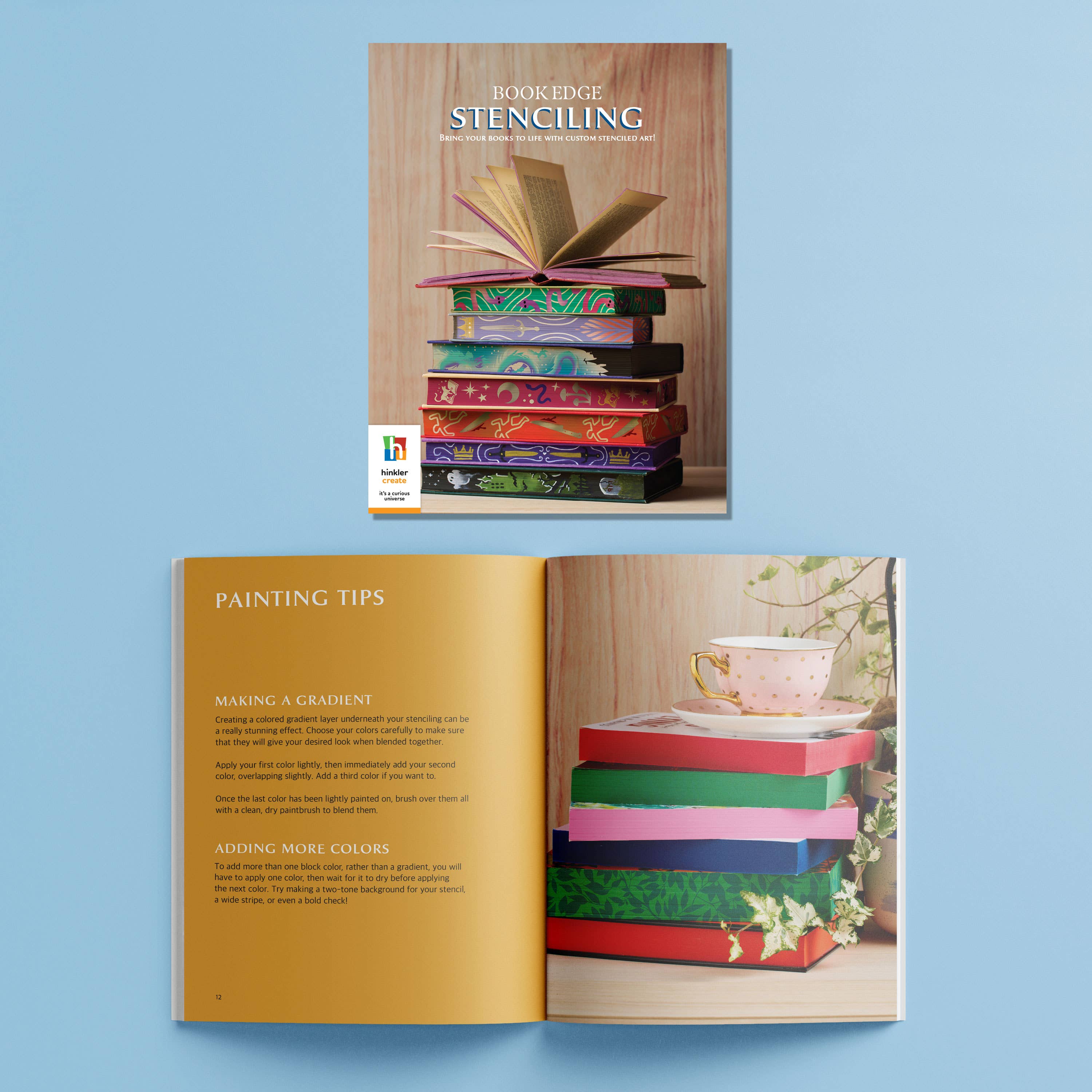 Hinkler USA - Vente Kit de bricolage - Kit de pochoirs pour livres2