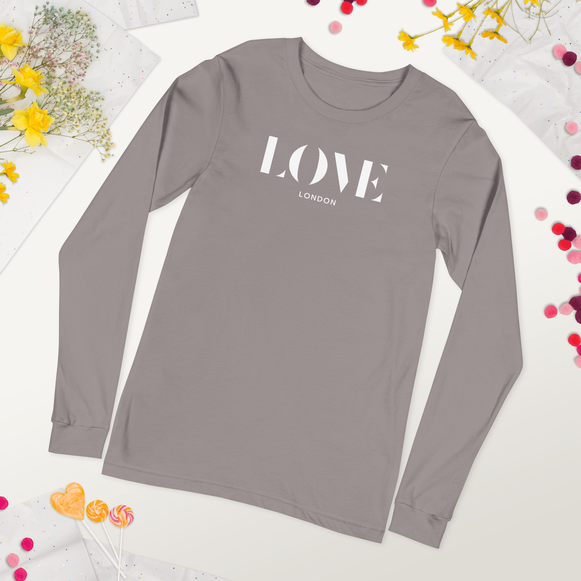 Jolly & Goode - Wholesale Screen Printed T-Shirt - Women's - Love London Long Sleeve Shirt17